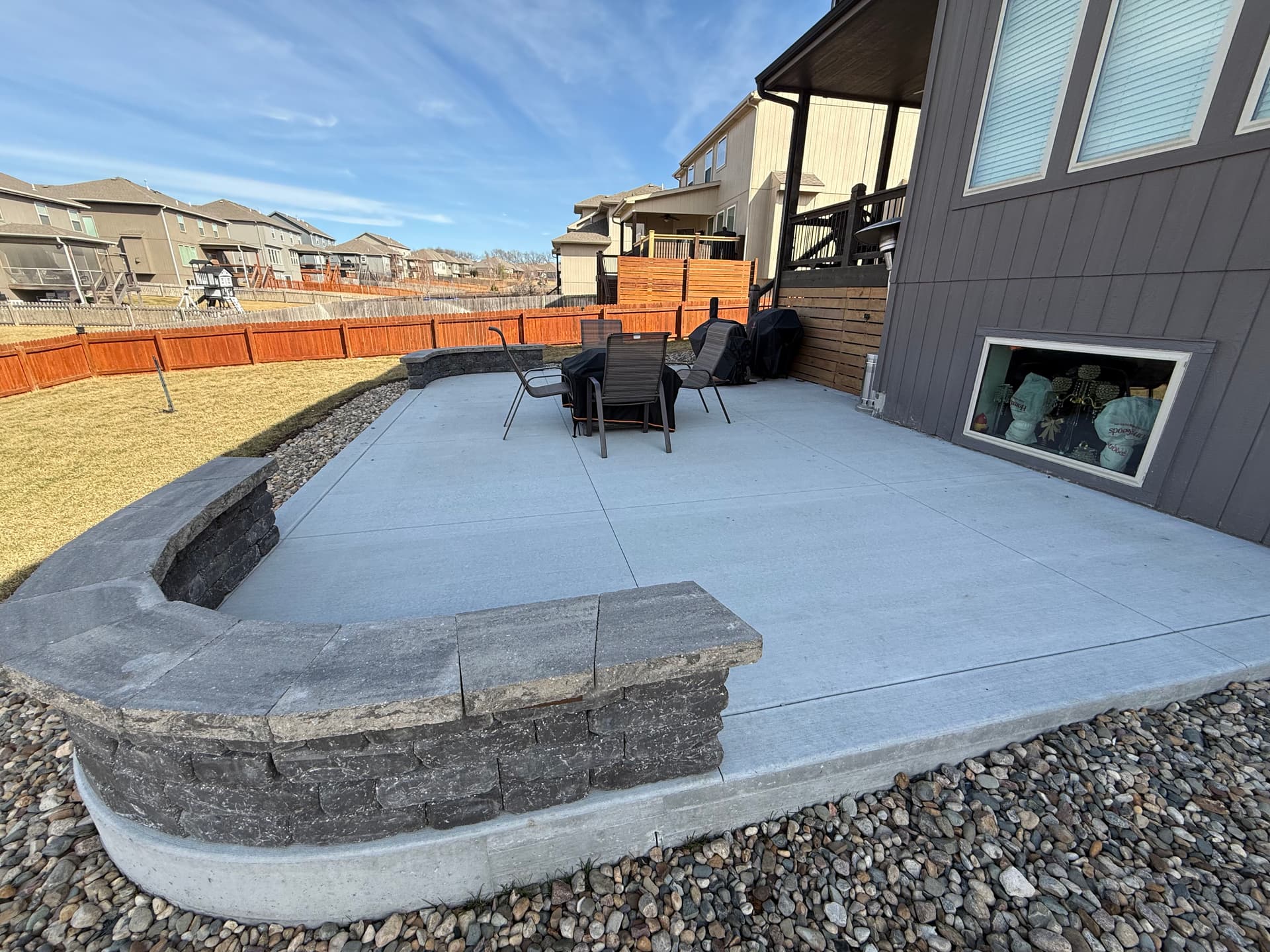 Gallery photos for Patio Perfection with Custom Stone Walls: Image #3