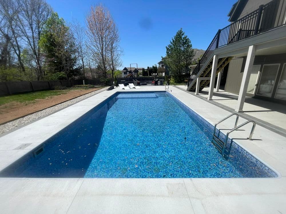 Project Stunning Pool, Deck, and Outdoor Kitchen Installation in Lee's Summit image