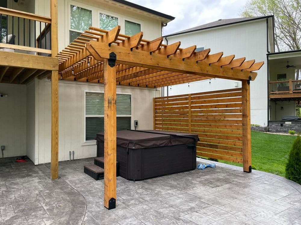 Gallery photos for Backyard Bliss with Stamped Concrete and More in Platte City: Image #5